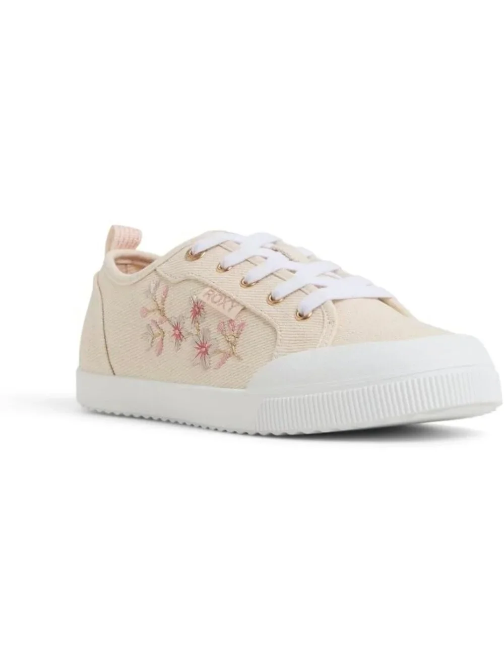 Women's Ivory Lightweight Low Top Lace Up Casual Fashion Shorebreak Sneakers